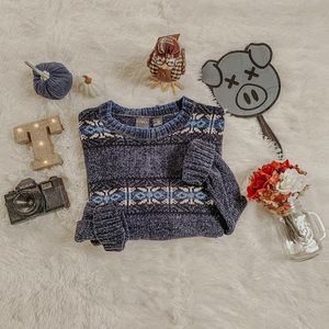 Vintage Grandma Pullover Erika Sweater SZ L